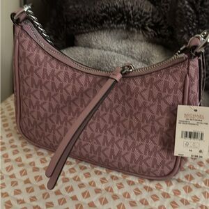 Mini MK bag jet set in royalty pink